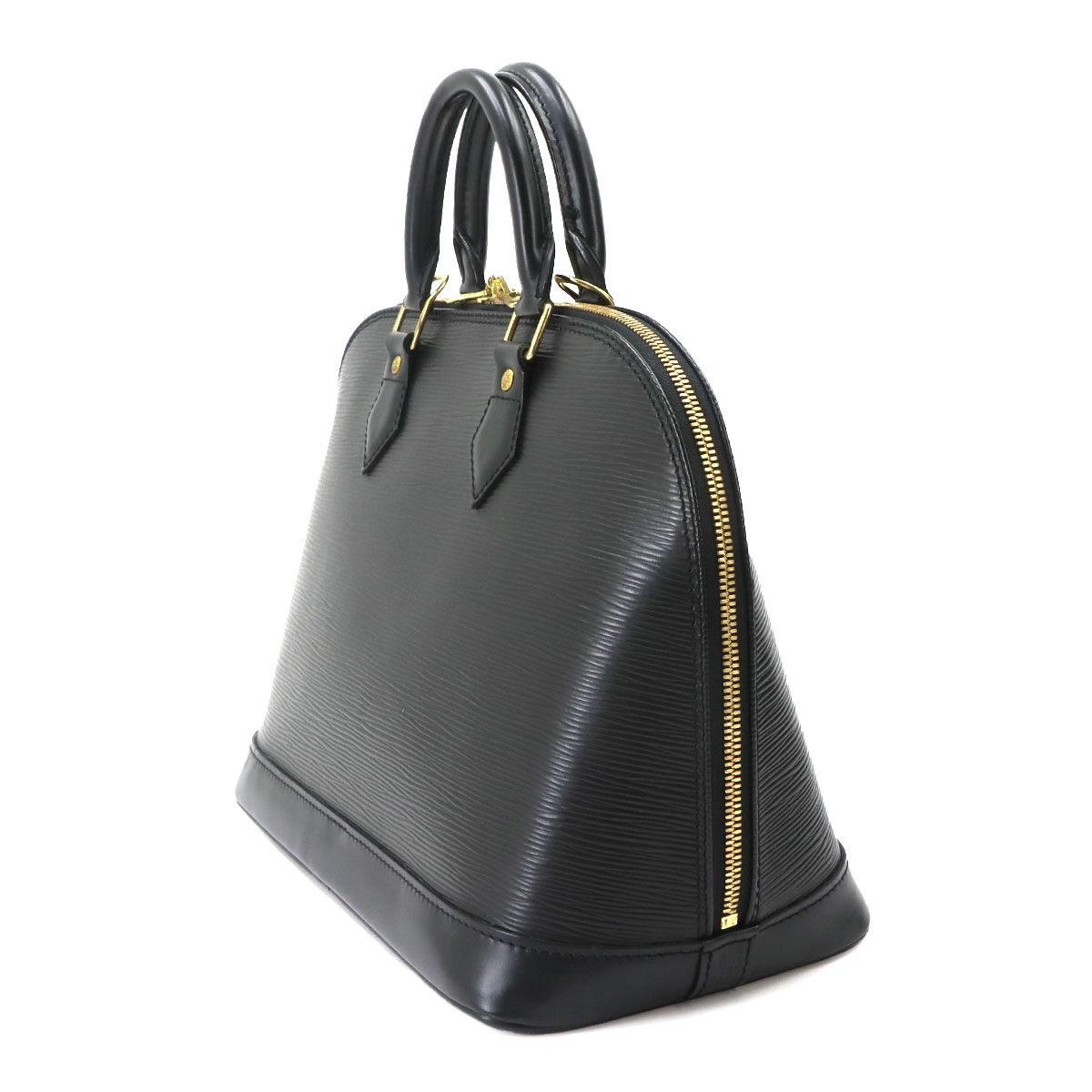 Louis Vuitton Epi Alma PM Hand Bag Leather Noir Gold — view 3
