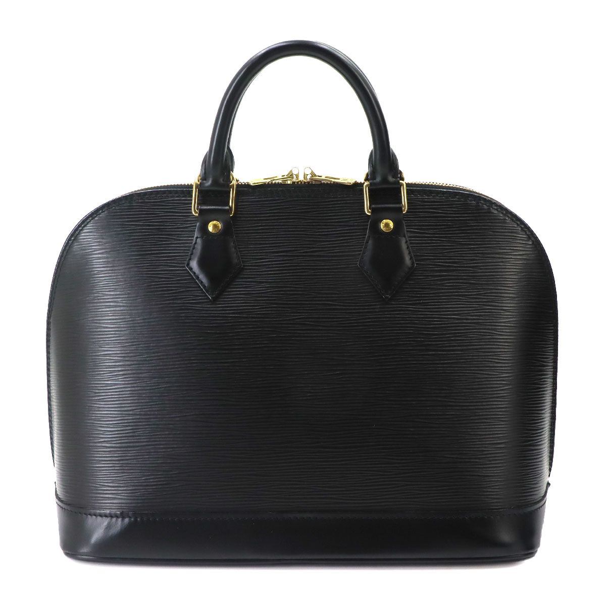 Louis Vuitton Epi Alma PM Hand Bag Leather Noir Gold — view 2
