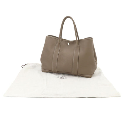 Hermes Garden Party PM Tote Negonda Etoupe Silver — view 2