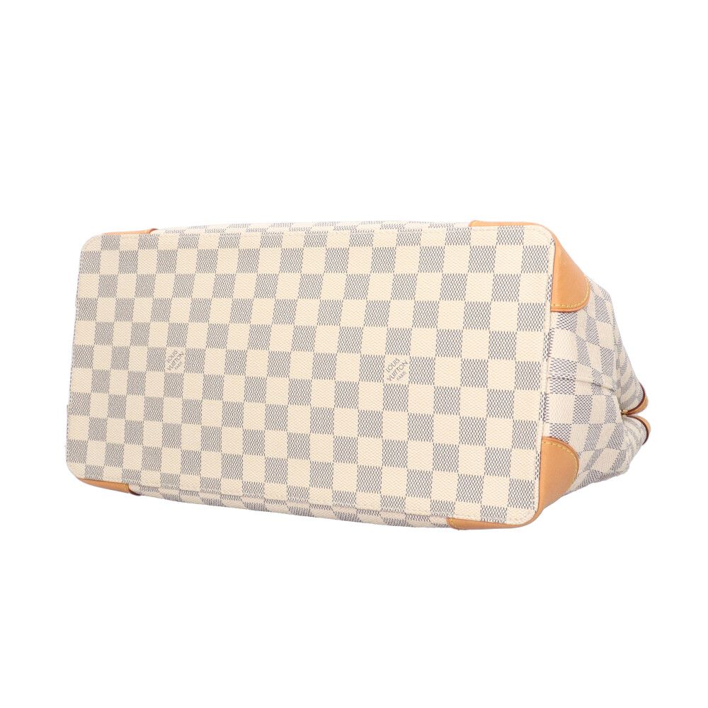 Louis Vuitton Hamstead MM Damier Azur Tote Canvas White Second — view 6