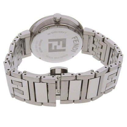 Fendi Forever Date Stainless Steel Quartz Analog Display Black Dial Watch — view 5