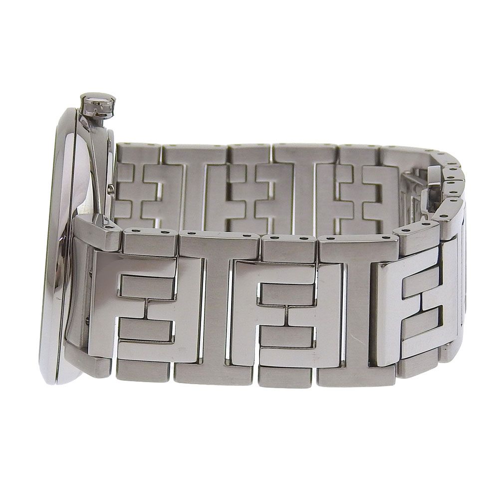 Fendi Forever Date Stainless Steel Quartz Analog Display Black Dial Watch — view 4