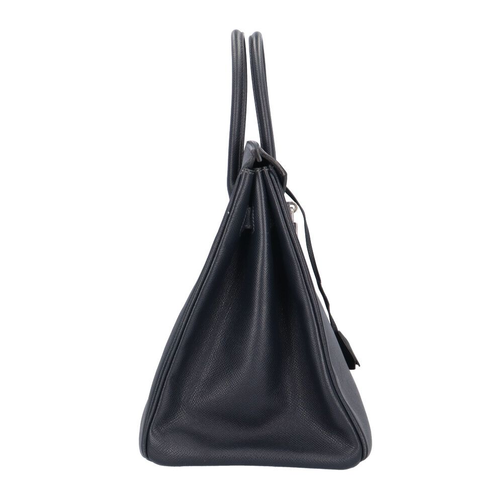 Hermes Birkin 35 Handbag Veau Epsom Navy Second — view 4