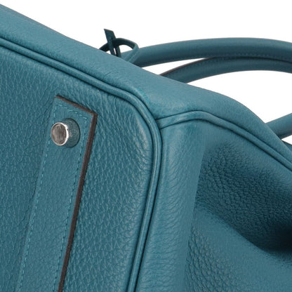 Hermes Birkin 40 Handbag Togo Green Second — view 8