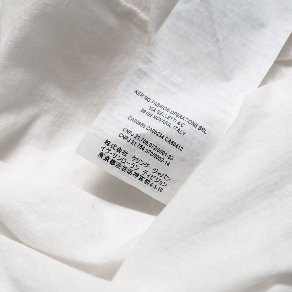 Saint Laurent Paris Short Sleeve T-Shirt L Love Crew — view 8