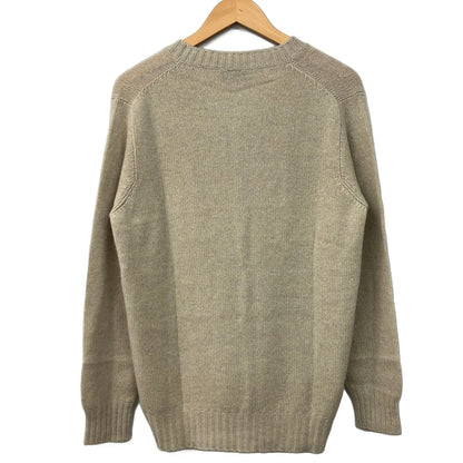 Prada Long Sleeve Sweater IT 42 Beige Neck Cashmere — view 2