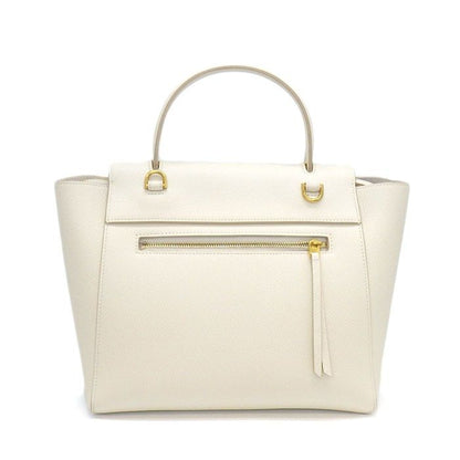 Celine Shoulder Bag Micro White Calfskin Gold — view 2