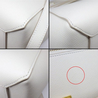 Celine Shoulder Bag Micro White Calfskin Gold — view 7