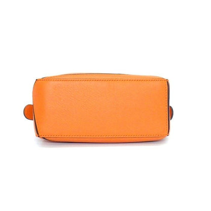 Loewe Shoulder Bag Mini Orange Classiccalfskin Gold — view 4