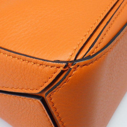 Loewe Shoulder Bag Mini Orange Classiccalfskin Gold — view 7