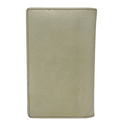 Chanel Card Case Coco Button Ivory Leather — view 2