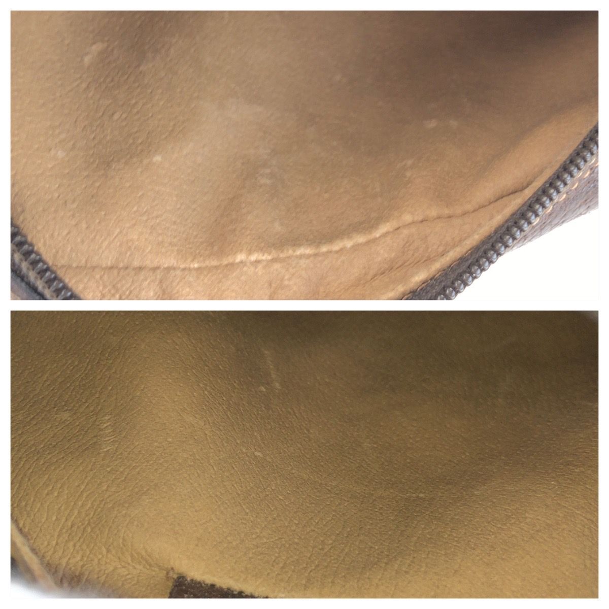 Gucci Vintage Sherry Line Beige Brown GG Supremecanvas Shoulder Bag Pochette — view 5