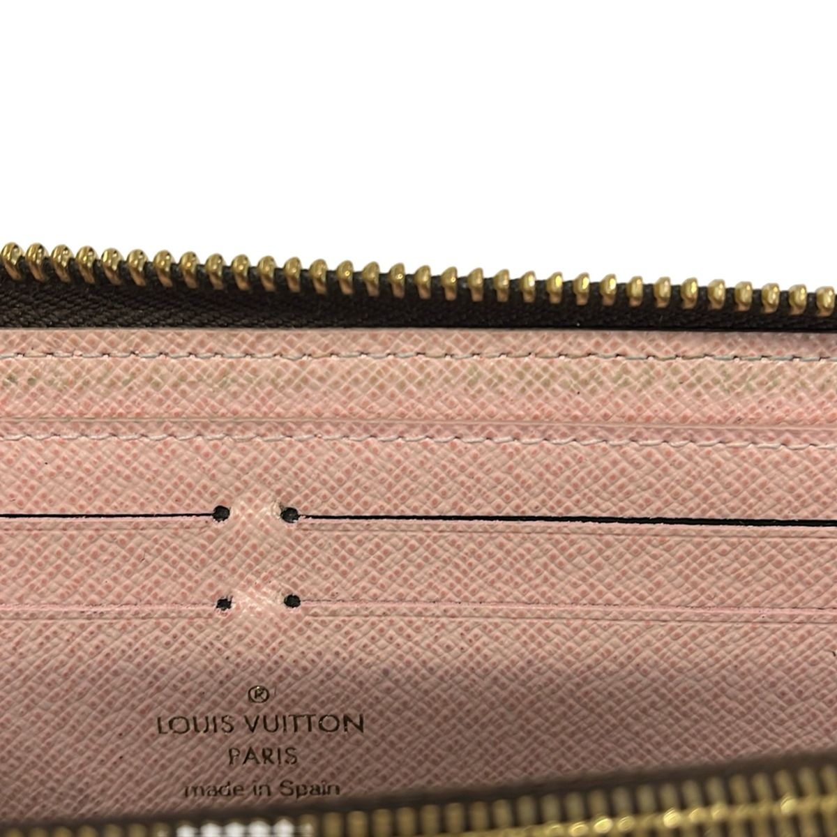 Louis Vuitton Wallet Damier Portefeuille Clemence Rose Ballerine — view 6