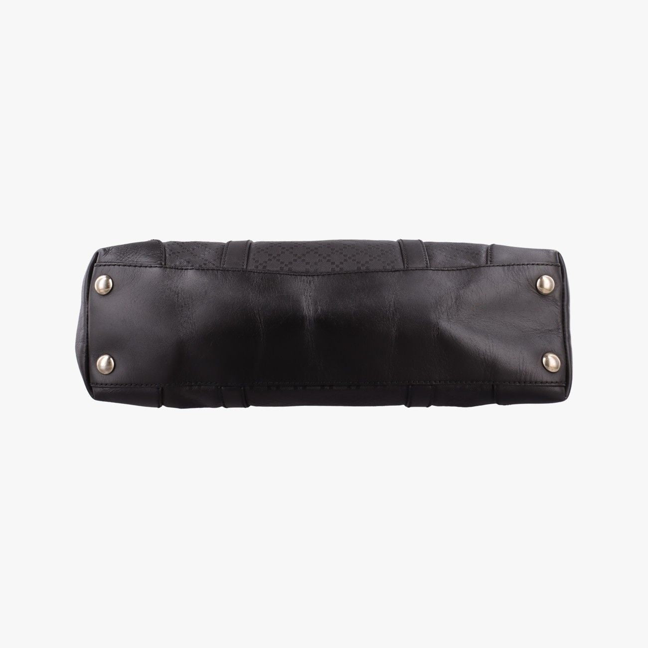 Gucci GG Supreme Joy Vertical Dark Brown Leather Handbag — view 3