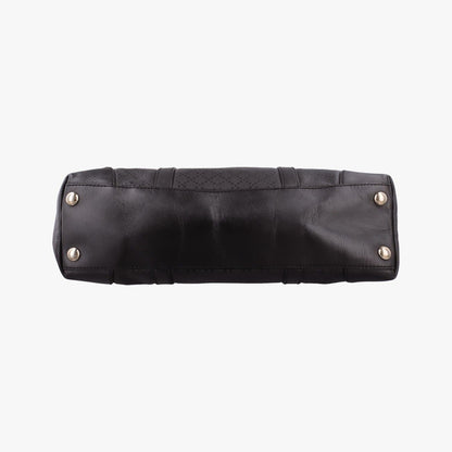 Gucci GG Supreme Joy Vertical Dark Brown Leather Handbag — view 3