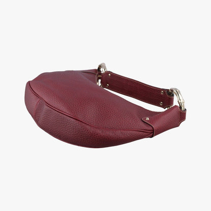Gucci Bamboo Ring Hobo Bordeaux Leather — view 4