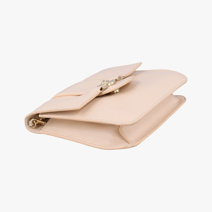Versace la Medusa Beige Leather Shoulder — view 5