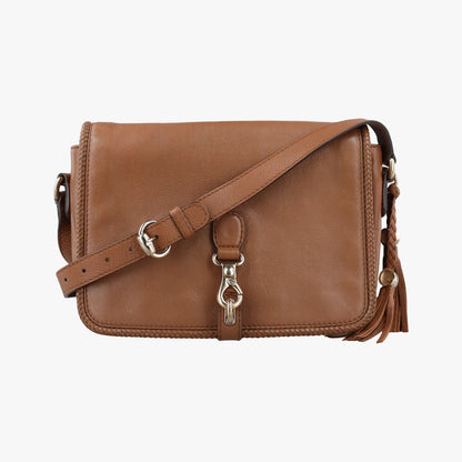 Gucci Marrakech Messenger Brown Leather