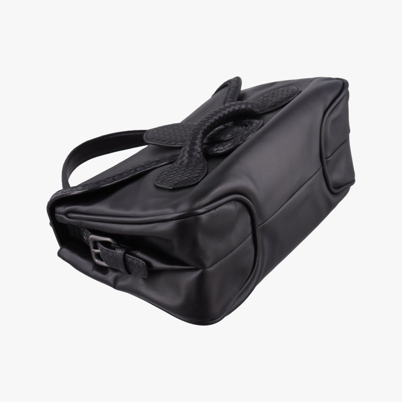 Bottega Veneta Intrecciato Black Lambskin Shoulder — view 5