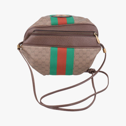 Gucci New Candy Brown Canvas Shoulder — view 8