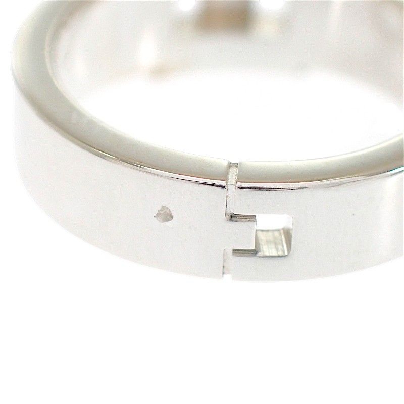 Hermes Newhela Crest Ring 49 Full 925 Sterling Silver — view 7