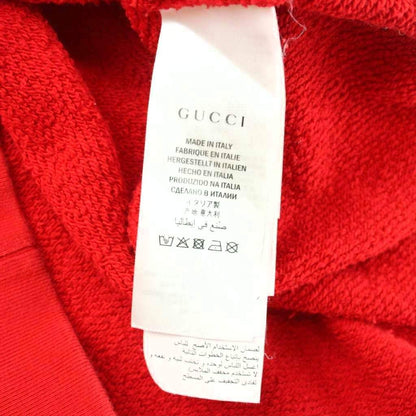 Gucci Sweatshirt Long Sleeve Print Embroidery Tiger Pattern Panthere L Red MW — view 3