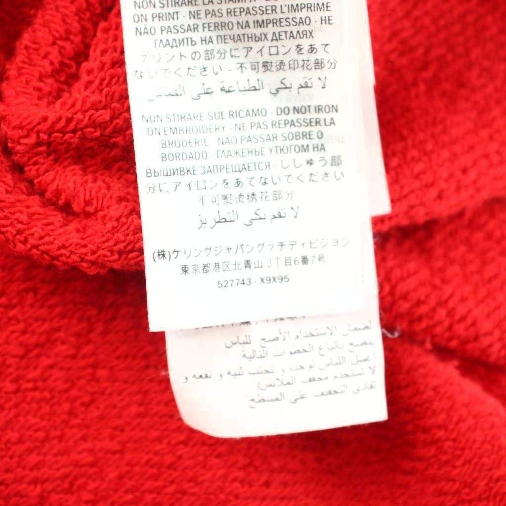 Gucci Sweatshirt Long Sleeve Print Embroidery Tiger Pattern Panthere L Red MW — view 4