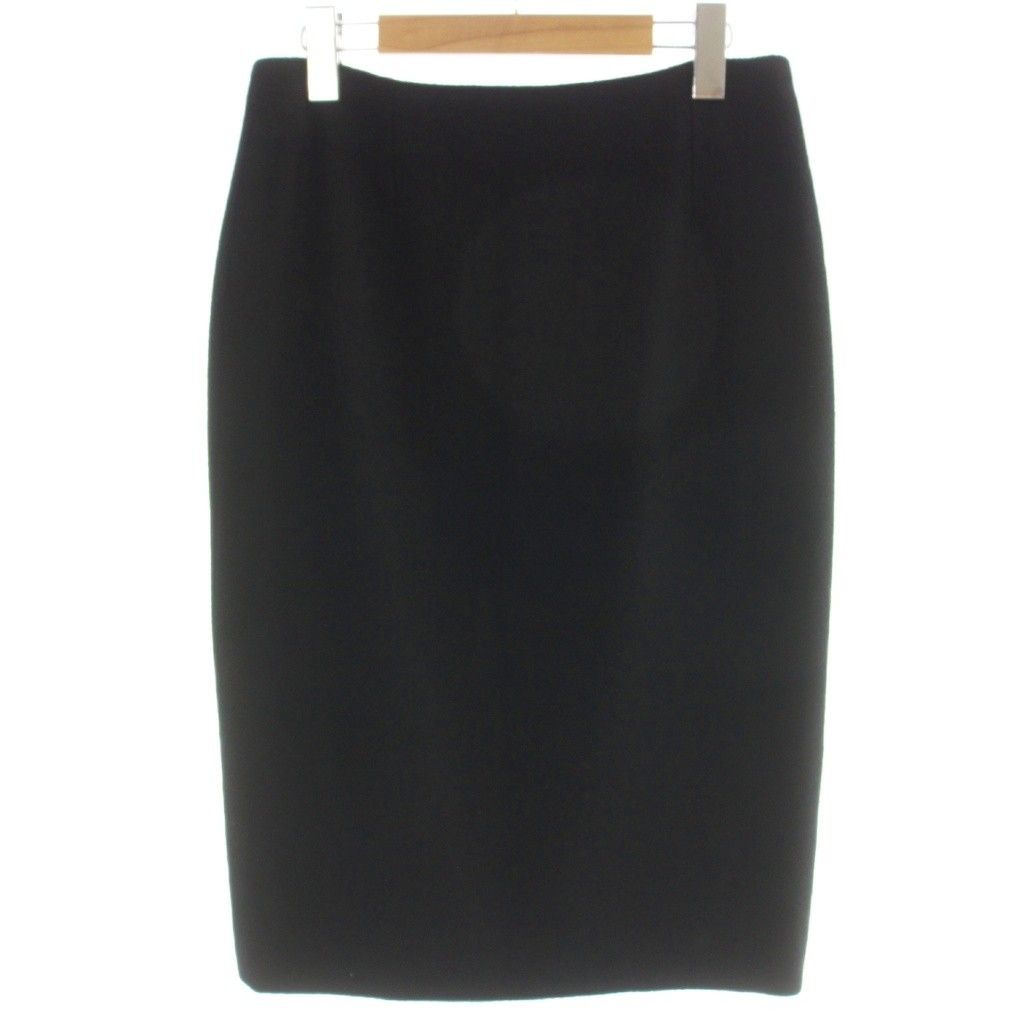 Dior Skirt Wool Black Tight Midi Length AP