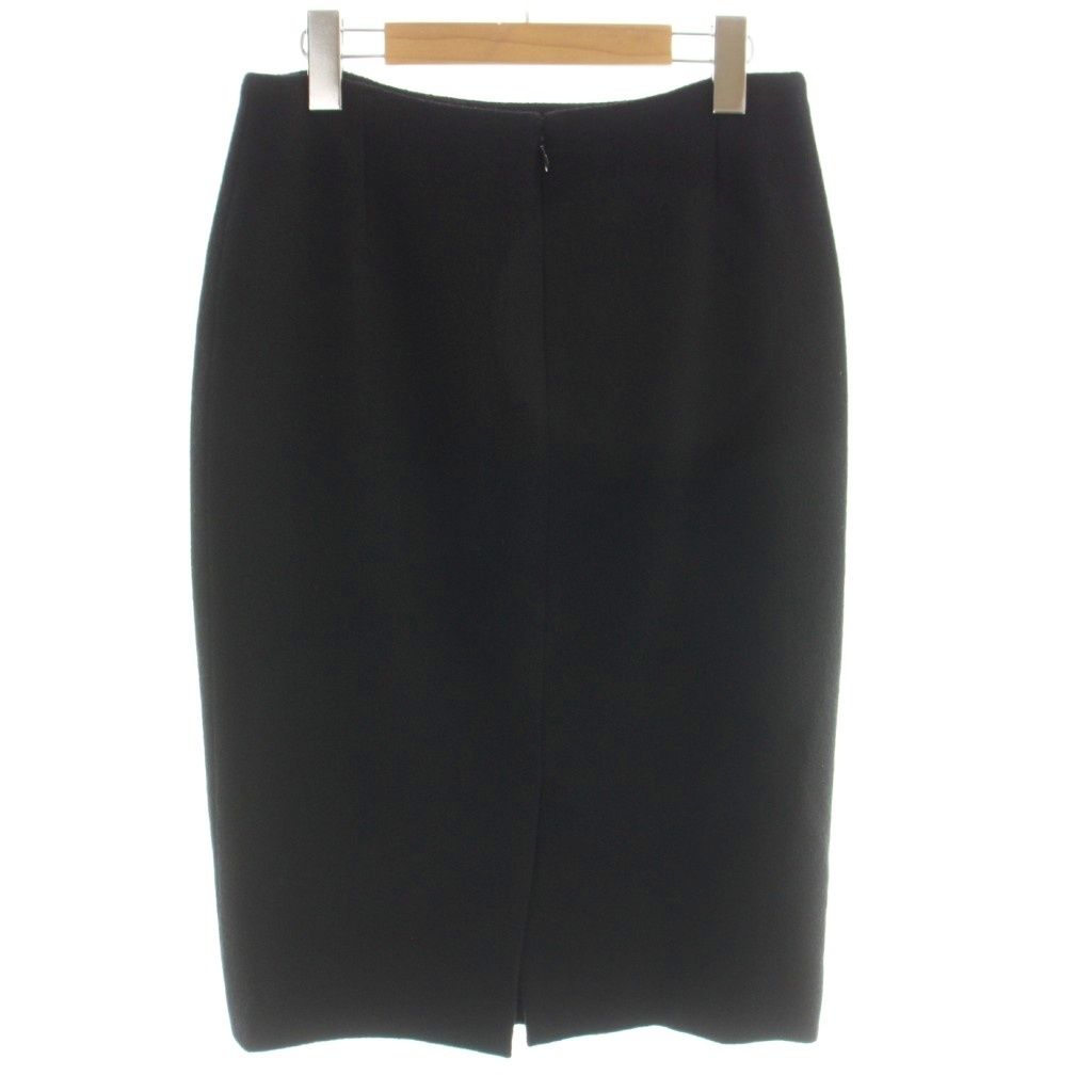 Dior Skirt Wool Black Tight Midi Length AP — view 2