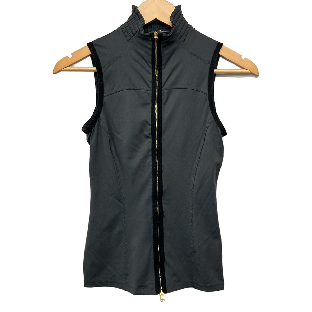 Gucci Vest XS Gray Black Zip