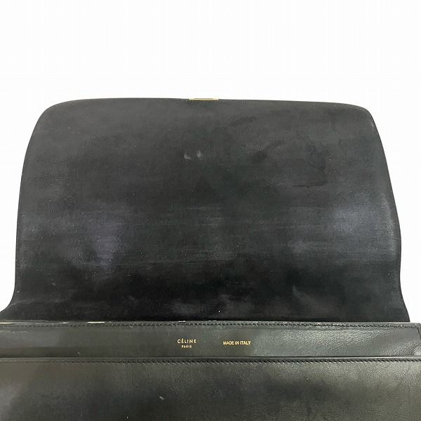 Celine Trapeze Handbag Canvas Leather — view 6