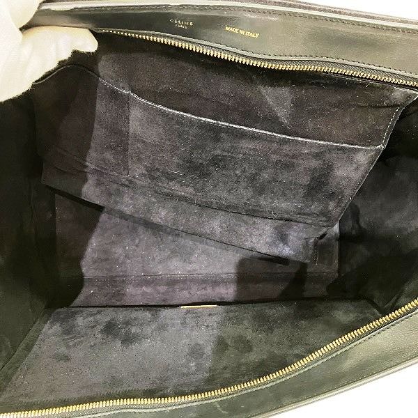 Celine Trapeze Handbag Canvas Leather — view 5