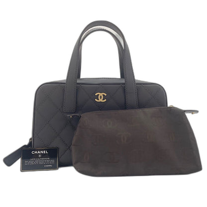 Chanel Handbag Quilted Brown