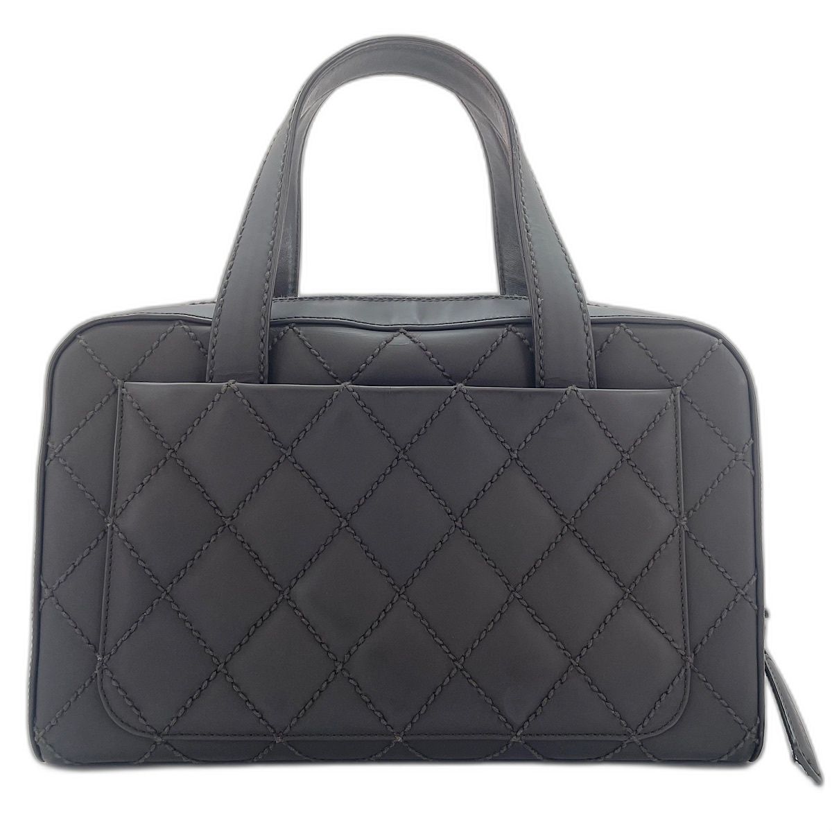 Chanel Handbag Quilted Brown — view 3