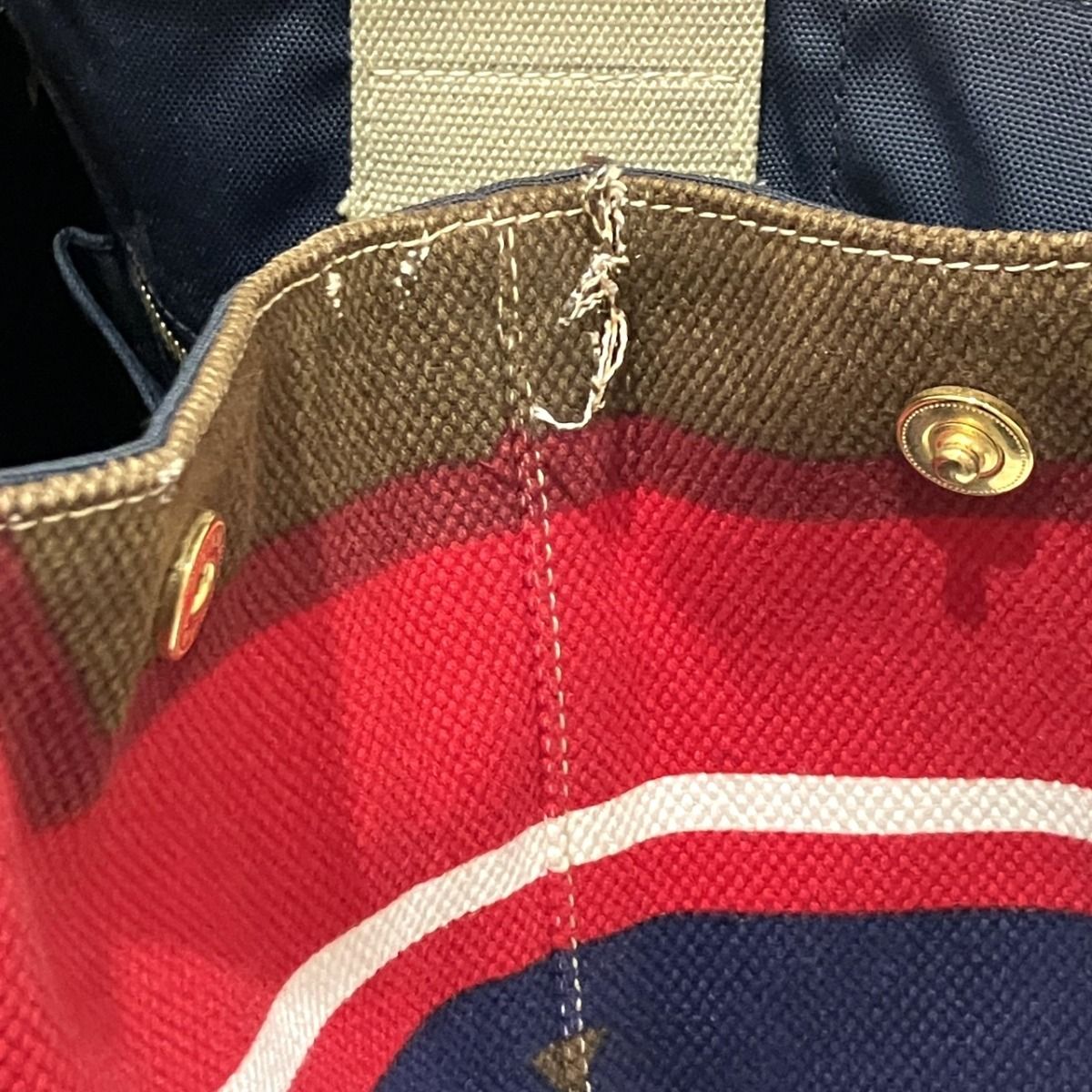 Prada Canapa Tote Canvas — view 7