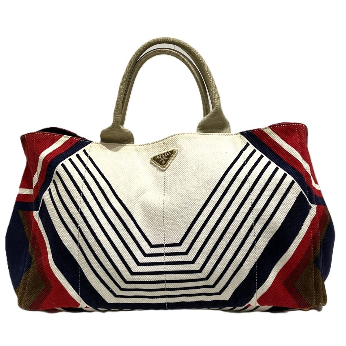 Prada Canapa Tote Canvas