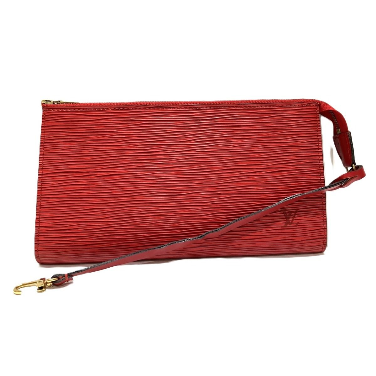 Louis Vuitton Epi Soir Pochette Leather Handbag