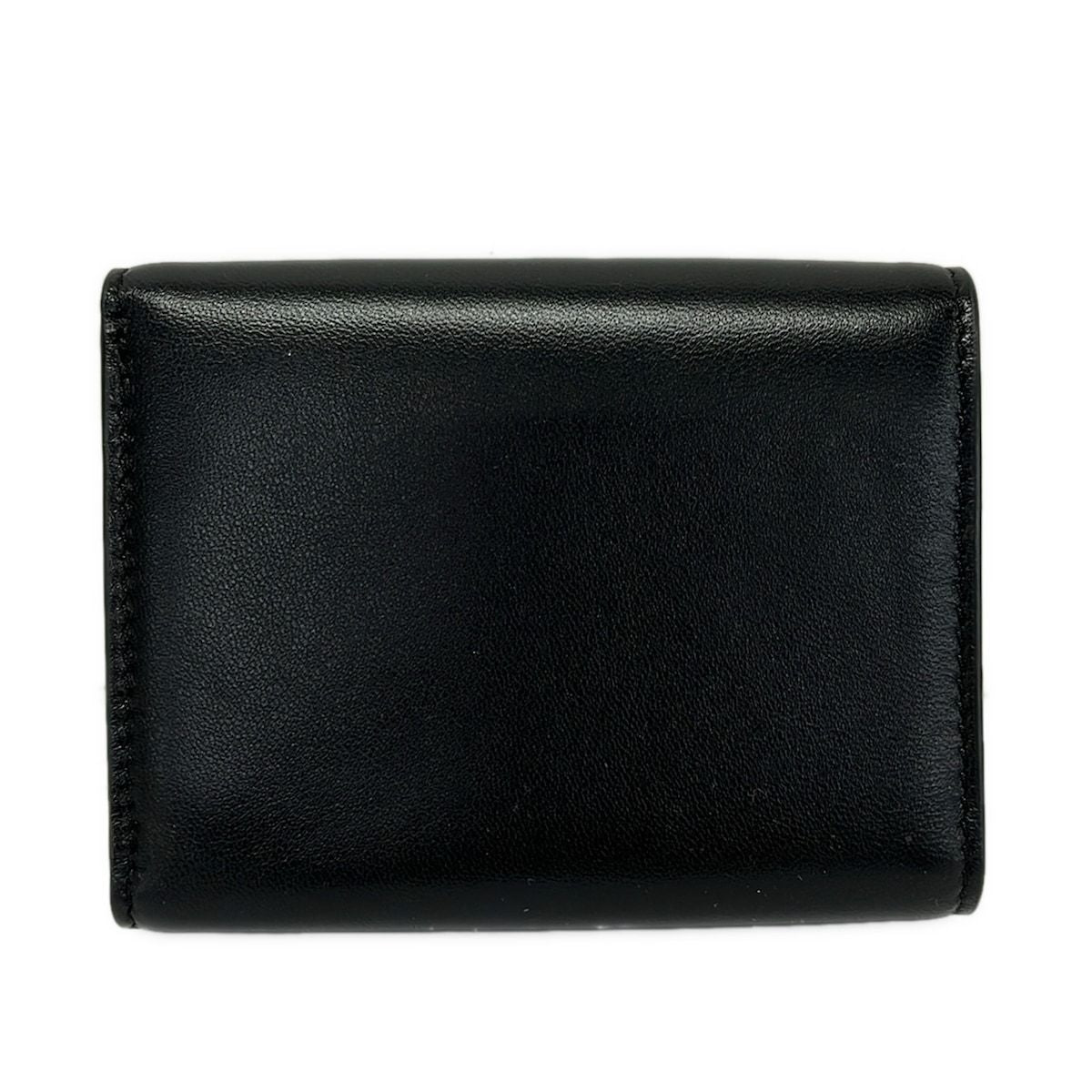 Loewe Anagram Wallet Black Gold Leather — view 2