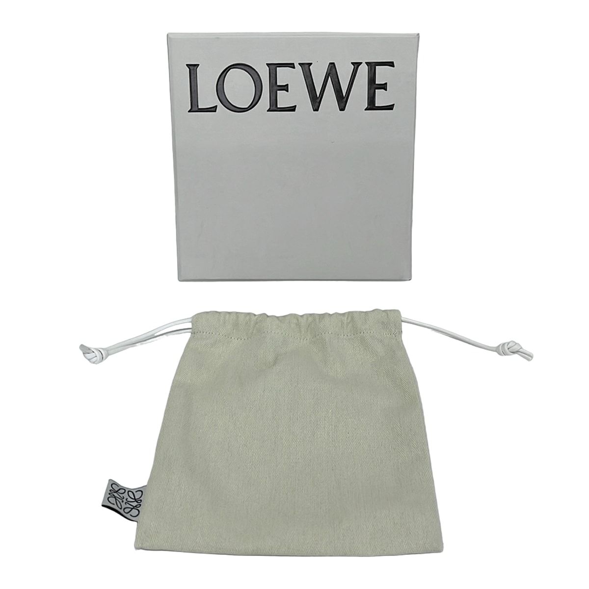 Loewe Anagram Wallet Black Gold Leather — view 6