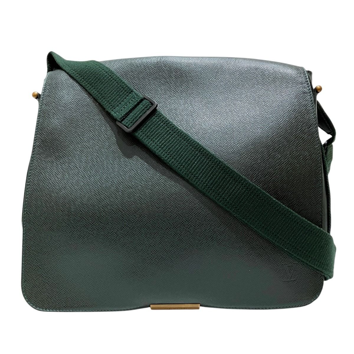 Louis Vuitton Victor Taiga Shoulder Bag Leather