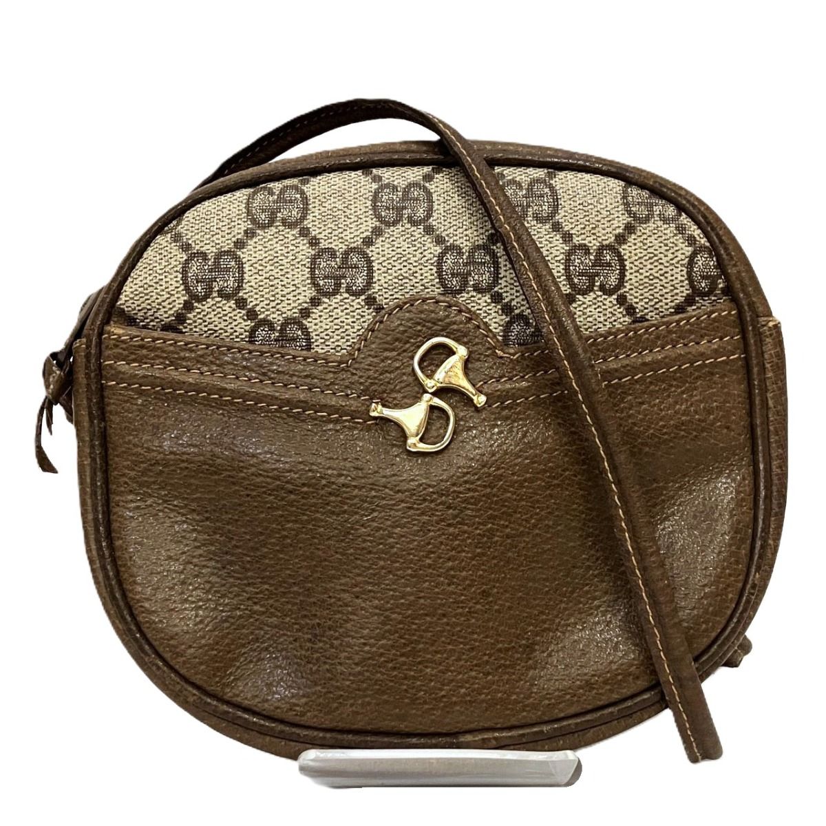 Gucci Horsebit Shoulder Bag Leather