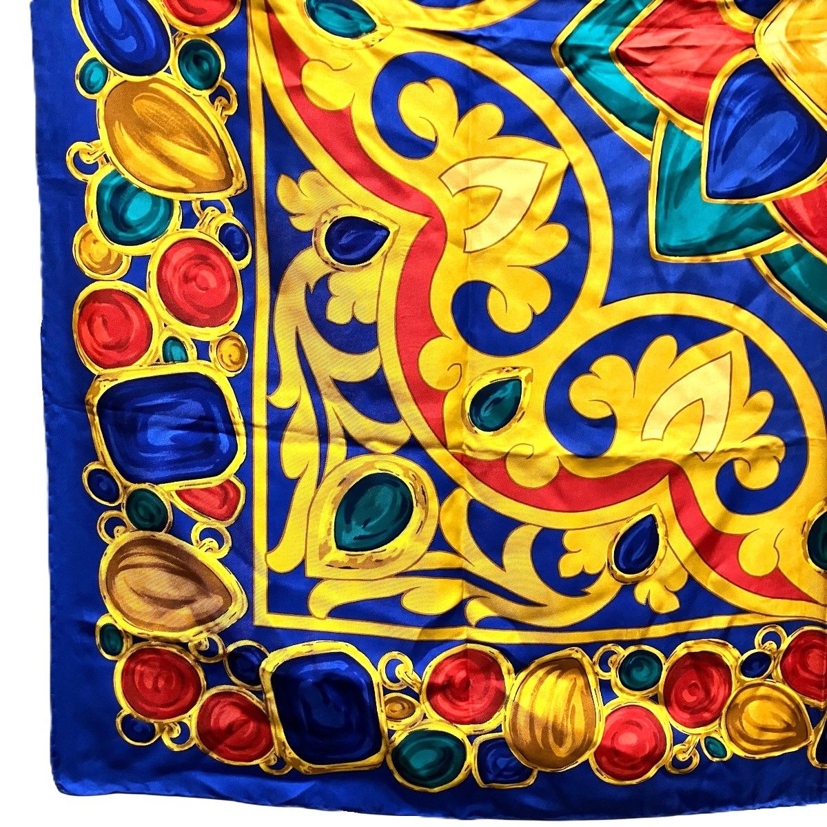 Chanel Scarf Silk Scarves Blue — view 4