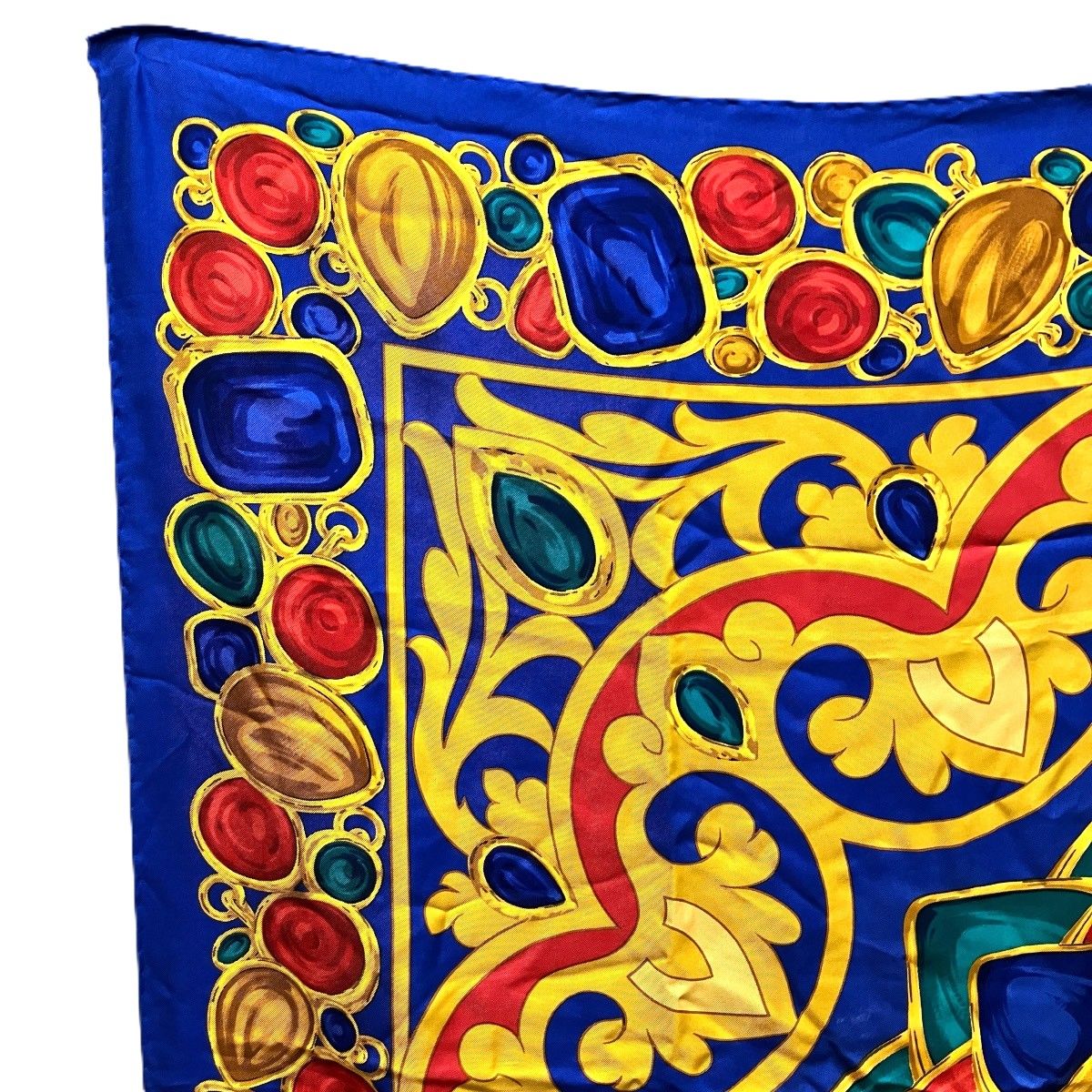 Chanel Scarf Silk Scarves Blue — view 2