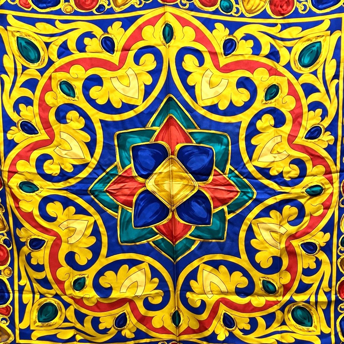 Chanel Scarf Silk Scarves Blue — view 6