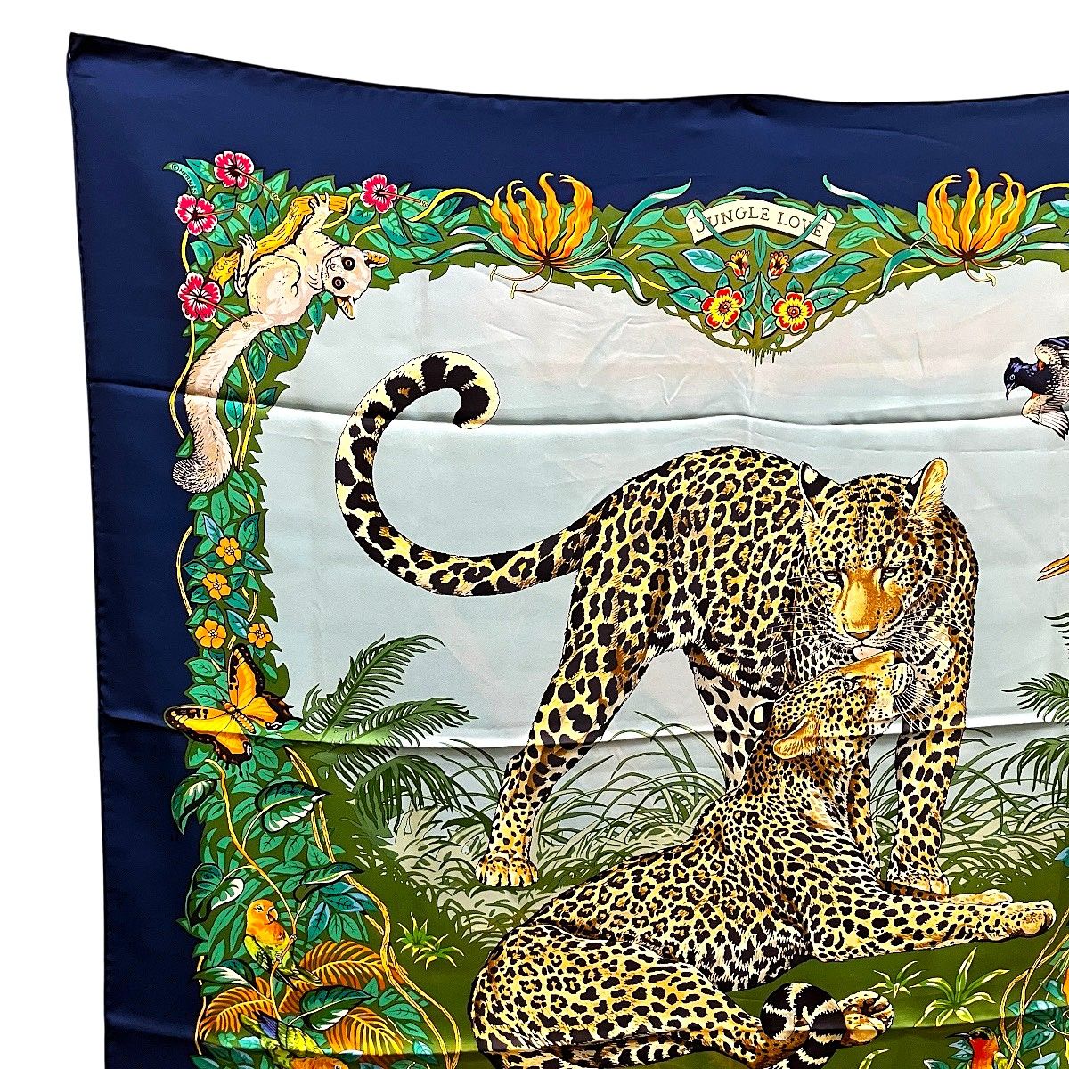 Hermes Carre 90 Jungle Love Scarf Silk — view 2