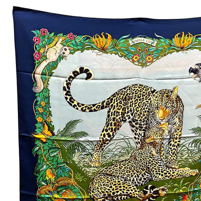 Hermes Carre 90 Jungle Love Scarf Silk — view 2