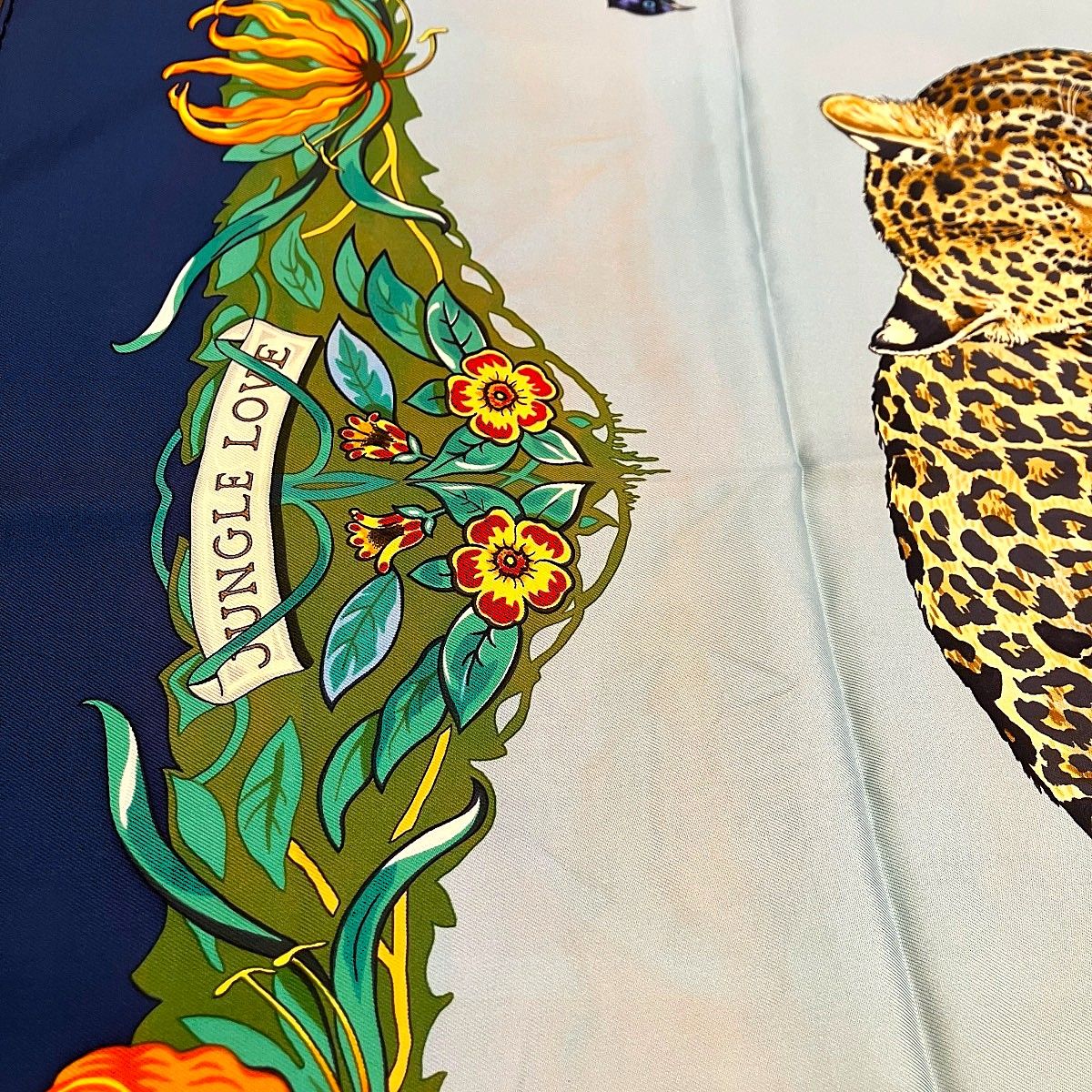 Hermes Carre 90 Jungle Love Scarf Silk — view 7