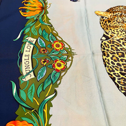 Hermes Carre 90 Jungle Love Scarf Silk — view 7