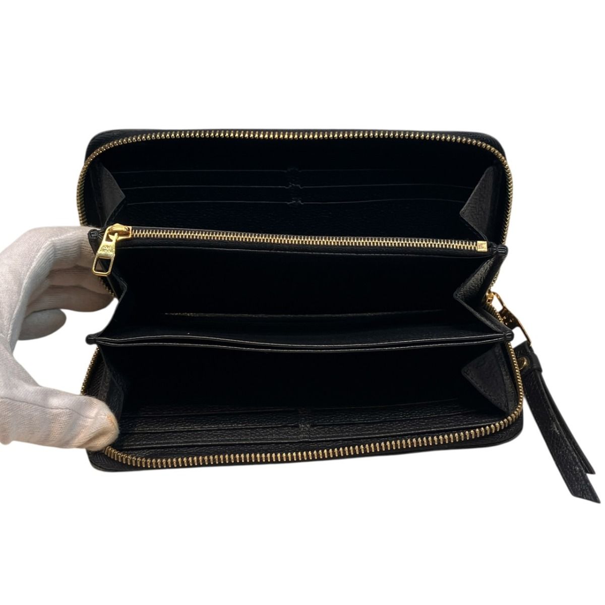 Louis Vuitton Zippy Wallet Monogram Empreinte Leather — view 3