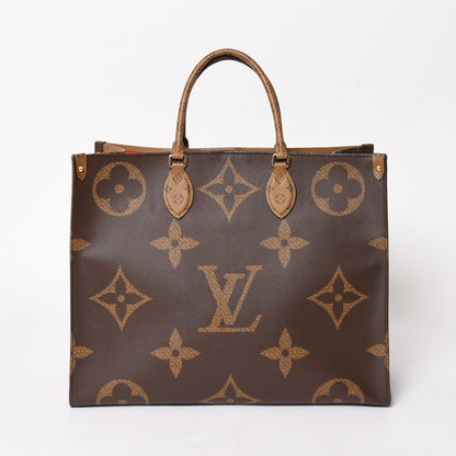 Louis Vuitton On The Go GM Tote Bag 2-Way Monogram Giant Leather — view 3